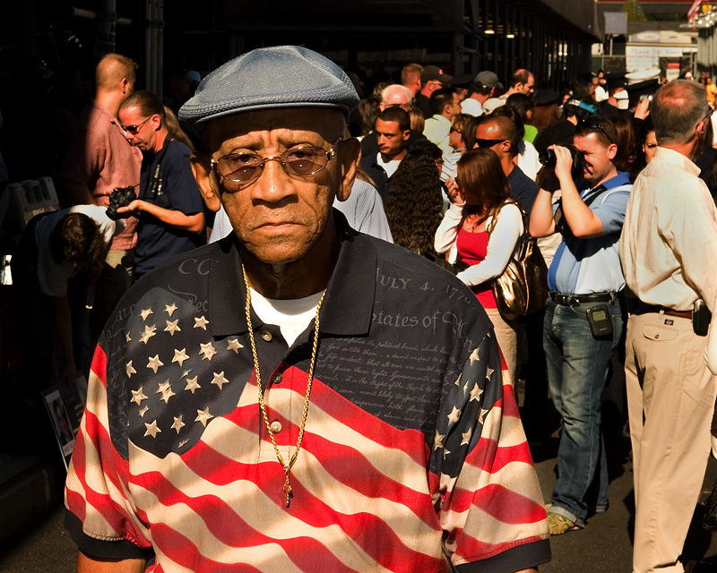 Flag Shirt Man